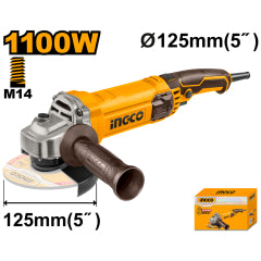 Esmeril Angular Ingco 5" 220-240V 1100W #Ag110038