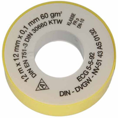Cinta Empaquetadura 1/2" X 12 Mts. Gas Francesa (Of)
