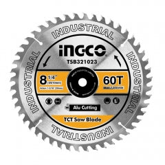 Disco De Sierra Circular Ingco P/Aluminio 60 Dts. 210Mm-8.1/4" # Tsb321023