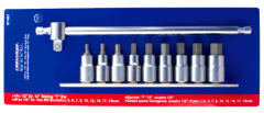Llave Dado Crossman Pta.Hexag.# 87-061 1/2 Dr Jgo. 10 Pzs En Display