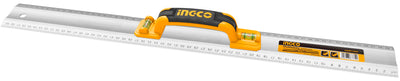 Regla Ingco Aluminio 60 Cm. X 3 Cm. C/Nivel Burbuja # Har01060(Of)