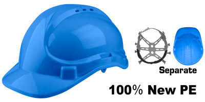 Casco Ingco De Seguridad Azul # Hsh207