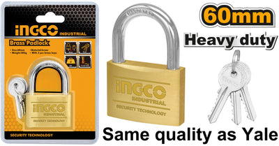 Candado Ingco 60 Mm C/3 Llaves # Dbpl0602