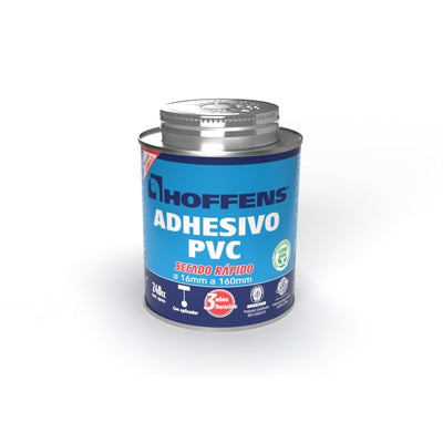 Adhesivo PVC Lata 240 Cc Secado Rapido Hoffens