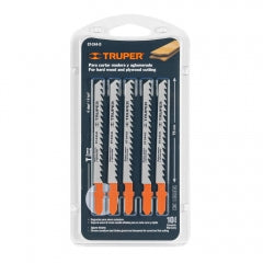 Sierra Calar Truper Gruesa P/Madera C/Curvo Jgo.5 Piezas # St-244-D (18133)