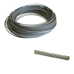 Cable Acero Galv. Aleman 4 Mm S/Pl (200 Metros)