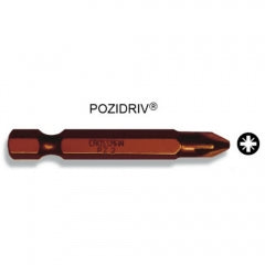 Punta Crossman Magnet. Pozidriv #0 1/4"X50Mm # 44-540 (10 Uni.)(Of)