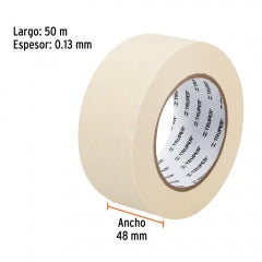 Cinta Masking Truper P/Enmascarar 2" X 50Mt #Msk-2 (12593)