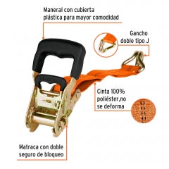 Eslinga Truper 5 Mt X 1.1/2" Carga Maxima 2.250 Kg. # Su-2250C (19283)