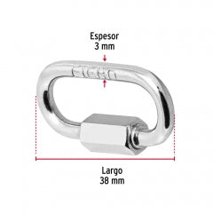 Eslabon Rapido Truper 1/8" #Bse-1/8 (Banse-1/8) (44020)