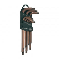 Llave Torx Crossman # 66096 T10-T50-9 Pzs.Extra Larga