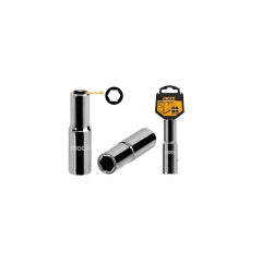Llave Dado Largo Ingco 6 Pta 1/2 Dr 14 Mm # Hhast12143L