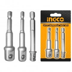 Adaptador Ingco 1/4 Dr Para Dados Jgo 3 Pzas. 1/4" - 3/8" - 1/2" #Amn365A01