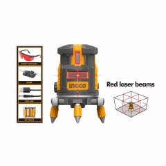 Nivel Laser Ingco Autonivelante Industrial Rayo Rojo # Hll306505