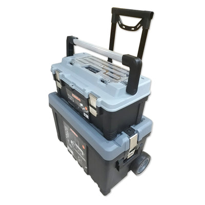 CAJA HERRAMIENTAS KENDO #90272  PLAST.C/RUEDAS 2 en 1 - 22" y 25"(OF)