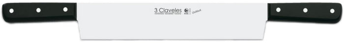 Cuchillo Tres Claveles # 1138 Inox Unibl 30 Cms Dos/Mgos P/Queso