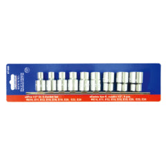 Llave Dado Crossman # 87-059 1/2" Dr E10 - E24 9 Pcs.En Display