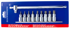 Llave Dado Crossman Tamper Proof Torx # 87-063 1/2 Dr Jgo.10 Pzs En Display