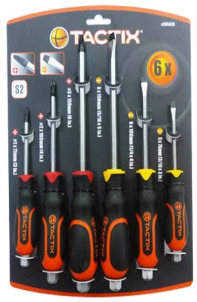 ATORNILLADOR TACTIX #205426  C/TORQUE  JGO.  6 PZAS