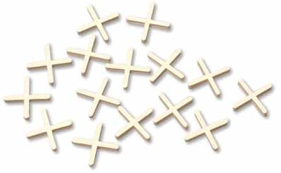 SEPARADOR CERAMICA TACTIX # 284155  5,0 MM - CAJA 250 PZAS.