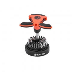 Llave Con Chicharra Tactix 1/4 Dr. # 900242 46 Piezas(Of)