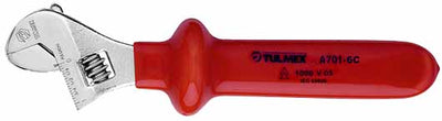 Llave Francesa Klein (Tulmex) Aislada Cromada #A701-6C-6"