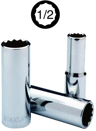 LLAVE DADO LARGO STANLEY 12 PTA 1/2 DR -13/16"  #86486(OF)