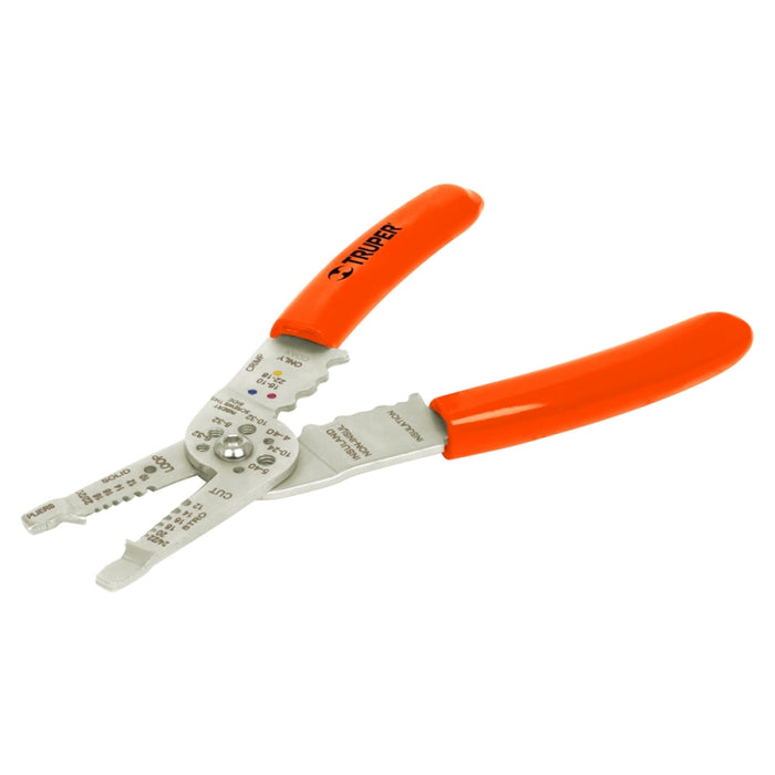 ALICATE PELACABLE TRUPER 8" P/TERMINALES #PE-CA-8  (17357)
