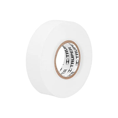 Huincha Aisladora Truper 19Mmx18M Blanca # M-33B (Pqte 8 Rollos) (12506)