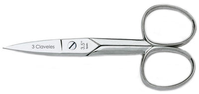 Tijera Tres Claveles # 2013 - 3,5" Curva Unas