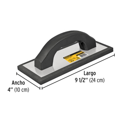 FRAGUADOR PRETUL (TRUPER) DE HULE 9.1/2" X 4" M/PLASTICO # FL-9NP  (25074)