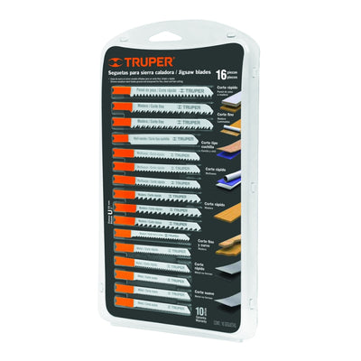 Sierra Calar Truper Jgo. 16 Piezas # Jsca-16 (16129)