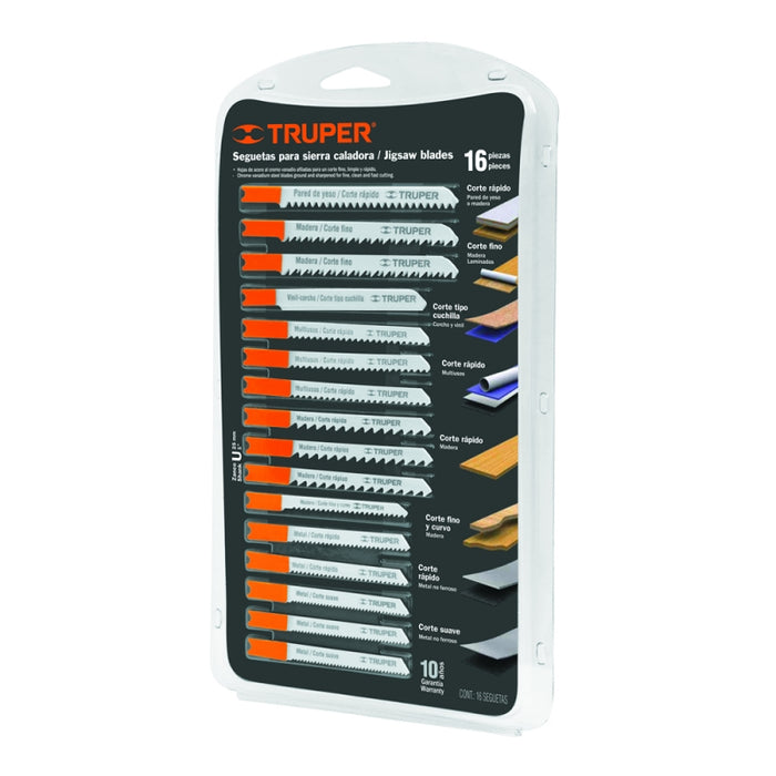 Sierra Calar Truper Jgo. 16 Piezas # Jsca-16 (16129)