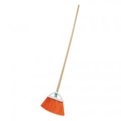 Escoba Klintek (Truper) T/Abanico Cerdas Pvc C/Mango Madera # Es-250A (57052)