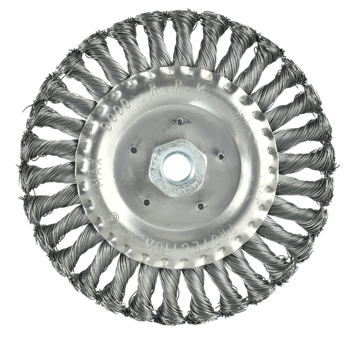 Grata Circular Acero Trenzado 6" M14X2