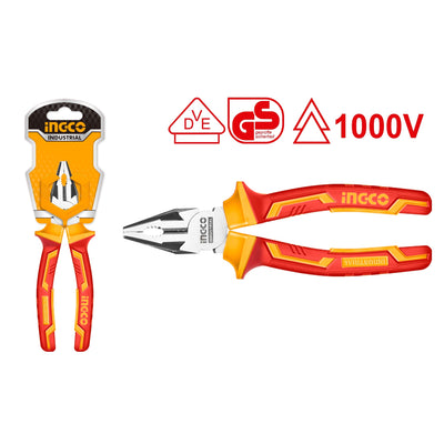 Alicate Ingco Universal Industrial Aislado 8" - 200Mm #Hicp28208