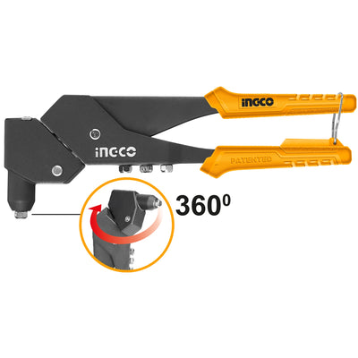 Remachadora Ingco Manual Cabeza Giratoria 360° # Shhr106