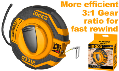 Huincha Ingco De Acero 20 Mts X 12,5 Mm (Mm-Pul) # Hsmt8420