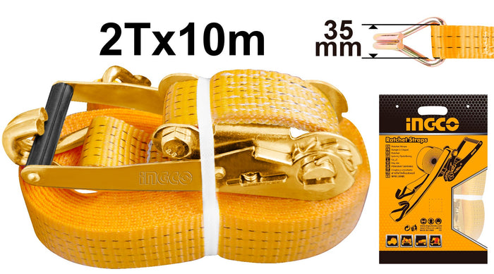 Eslinga Ingco 10 Mt X 35 Mm Carga Maxima 2.000 Kg. #Hrsp2101