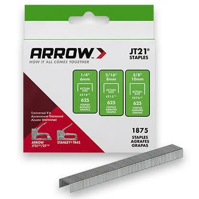 Grapas (Caja) 1/4" Para Jt21 (21424)