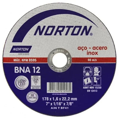DISCO CORTE 7" X 1.6 MM #BNA-12  (66252846559)