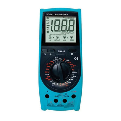 Multitester Digital Pantalla Grande (Em610)