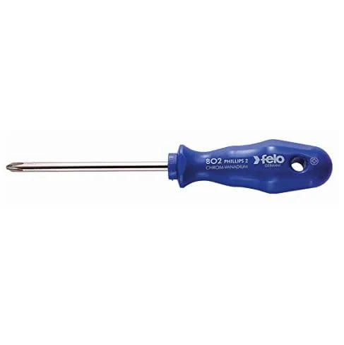 Destornill.Cruz Ph0 3.0X60Mm M/Azul (80200190)