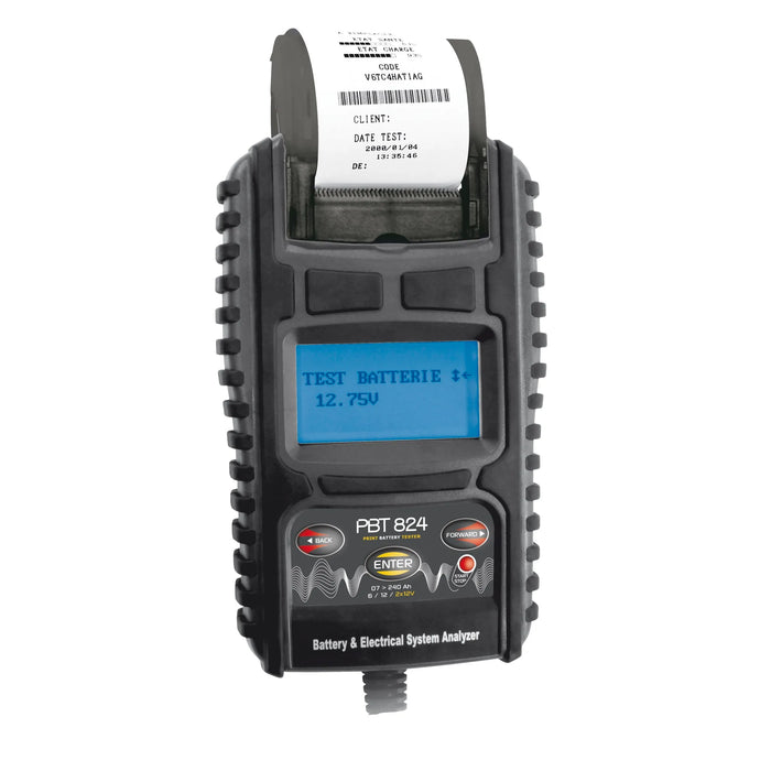 Tester De Baterias #Pbt824 Con Impresora (025738)