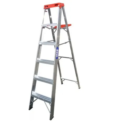 Escalera Tijera Alum.1,22 Mt, 4 Pel. Roja(204)