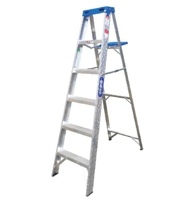 Escalera Tijera Alum. 2.44 Mt,H.Duty Azul(408)