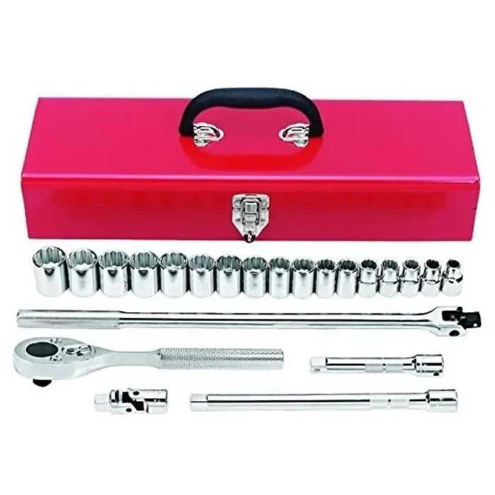Jgo. Dados []1/2" 10-26 Mm. 18 Pz. (J54210A)