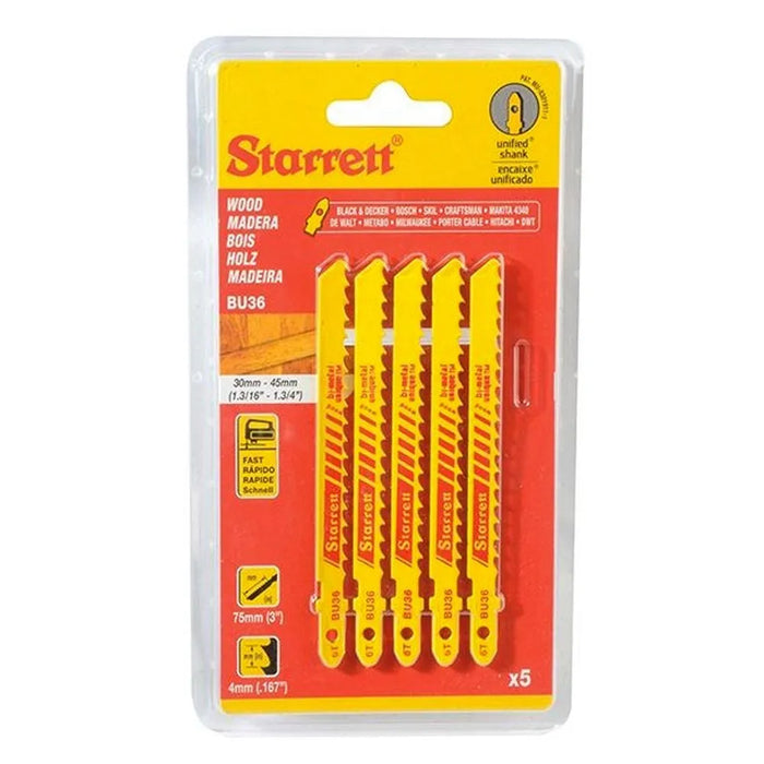 Kit 5 Sierras Bimetal 8Dppx75 Mm. (Bu38)