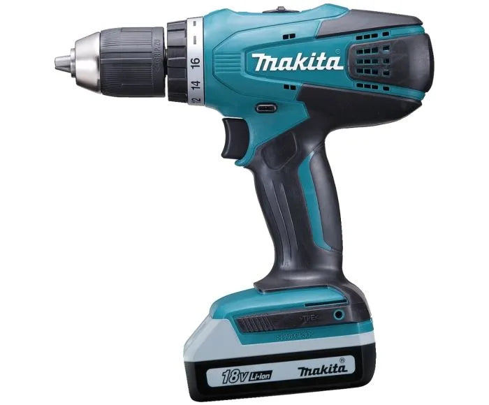 TALADRO INALAMBRICO 1/2", 18 V., 1.1Ah (DF457DWE)