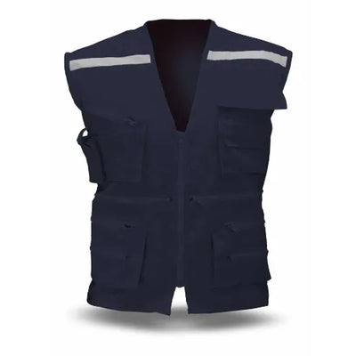 Chaleco Geologo Azul Talla L C/Reflectante